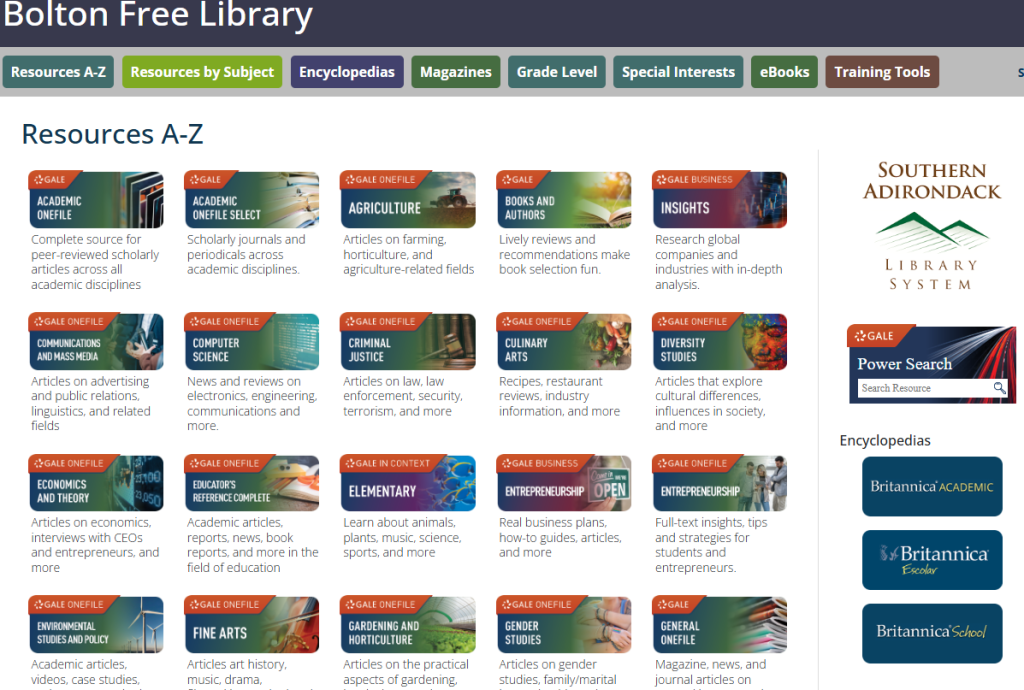 An image of the main page for the NOVELny link.